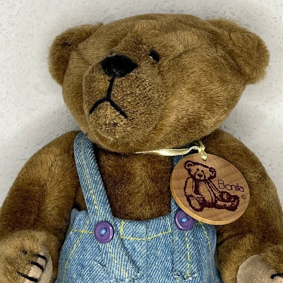 Vintage Applause Bonita L Warrington Bear‎ nwt - Picture 2 of 6
